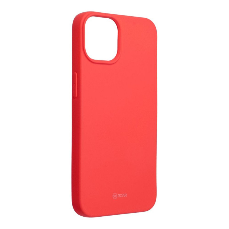 Kryt Roar Colorful Jelly na Apple iPhone 14 Broskyňovo-ružový
