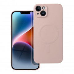 Kryt Silicone Mag Cover na Apple iPhone 14 Plus MagSAFE  Ružový