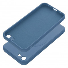 Kryt Silicone Mag Cover na Apple iPhone SE 2020 MagSAFE  Modrý