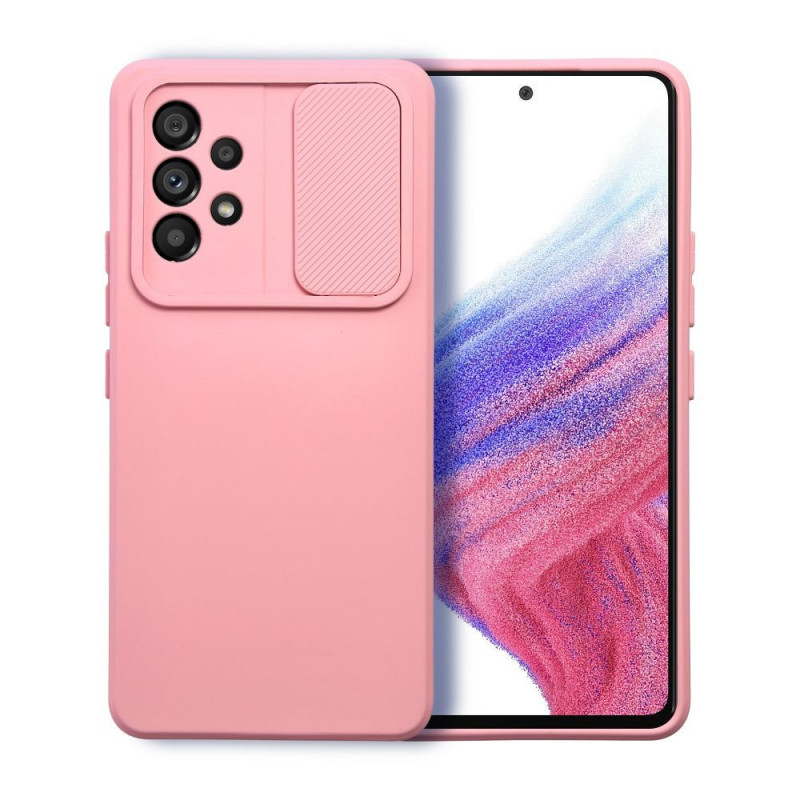 Kryt Slide na Samsung Galaxy A12 Svetlo ružový