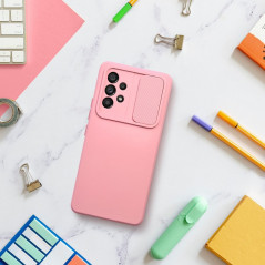 Kryt Slide na Samsung Galaxy A12 Svetlo ružový