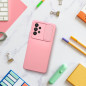 Kryt Slide na Samsung Galaxy A12 Svetlo ružový