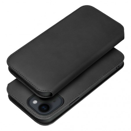 Peňaženkové puzdro Dual Pocket book na Apple iPhone 14 Pro Čierny