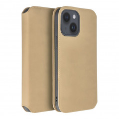 Peňaženkové puzdro Dual Pocket book na Samsung Galaxy S23 Plus 5G Zlatý