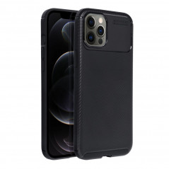 Kryt Carbon premium na Apple iPhone 12 Pro Max Elegant  Čierny