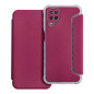 Peňaženkové puzdro Piano Book na Samsung Galaxy A12 Purpurový