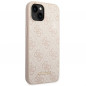 Kryt Guess 4G Gold Logo na Apple iPhone 14 Plus Elegant  Ružový
