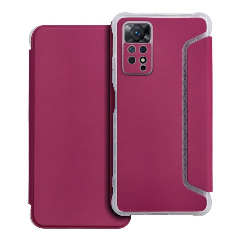 Peňaženkové puzdro Piano Book na XIAOMI Redmi Note 11 Pro Purpurový