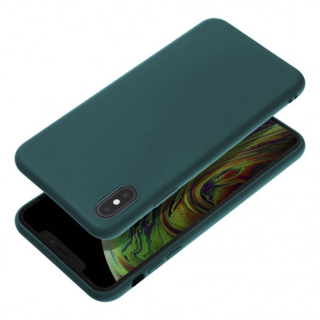 Kryt MATT na Apple iPhone XS Tmavo zelený
