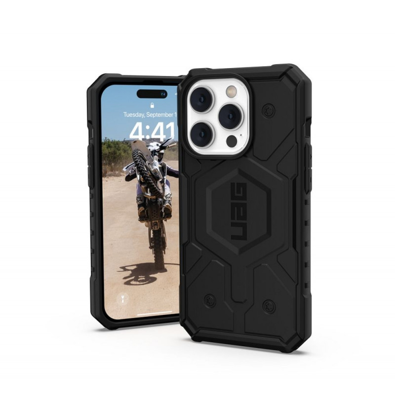 Kryt Urban Armor Gear Pathfinder na Apple iPhone 14 Pro Max Prémiové puzdro  MagSAFE  Čierny