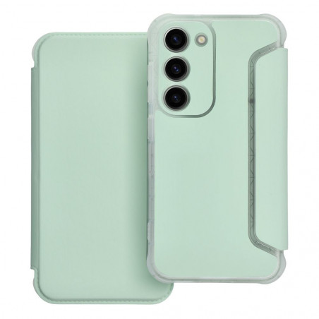 Peňaženkové puzdro Piano Book na Samsung Galaxy S23 5G Svetlo zelený