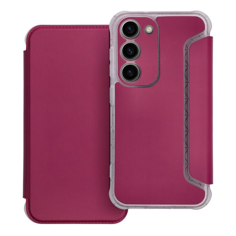 Peňaženkové puzdro Piano Book na Samsung Galaxy S23 5G Purpurový