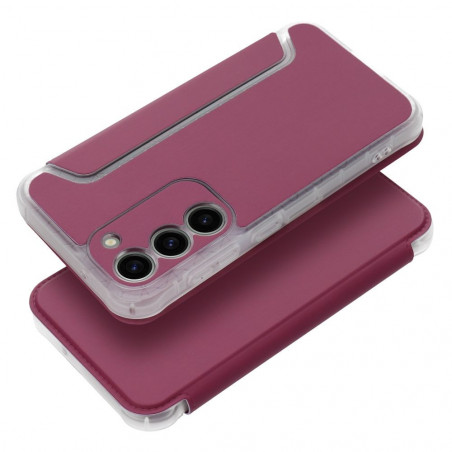 Peňaženkové puzdro Piano Book na Samsung Galaxy S23 5G Purpurový