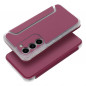 Peňaženkové puzdro Piano Book na Samsung Galaxy S23 5G Purpurový