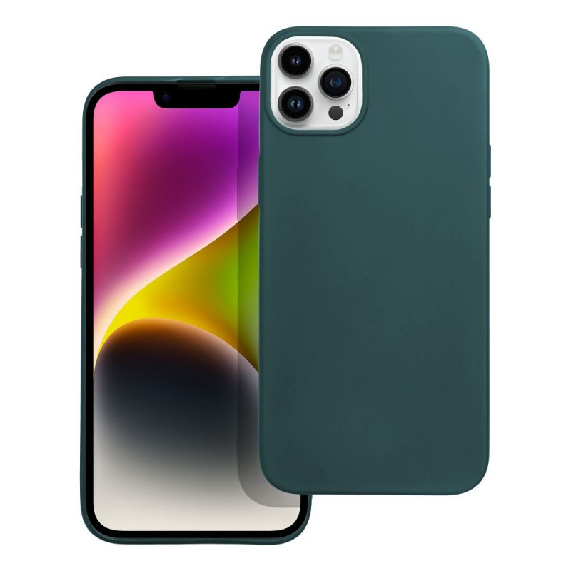 Kryt MATT na Apple iPhone 14 Plus Tmavo zelený