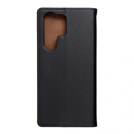 Peňaženkové puzdro Leather case SMART PRO na Samsung Galaxy S23 Ultra 5G Elegant Čierny