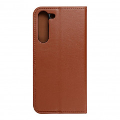 Peňaženkové puzdro Leather case SMART PRO na Samsung Galaxy S23 Plus 5G Elegant  Hnedý