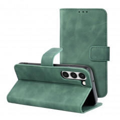 Peňaženkové puzdro TENDER Book na Samsung Galaxy S23 5G Zelený