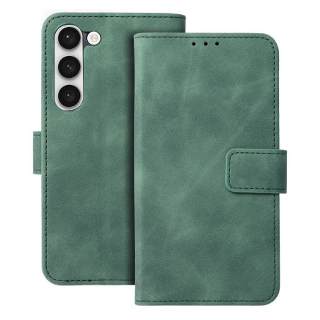 Peňaženkové puzdro TENDER Book na Samsung Galaxy S23 5G Zelený