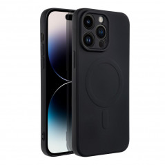 Kryt Silicone Mag Cover na Apple iPhone 14 Pro Max MagSAFE  Čierny