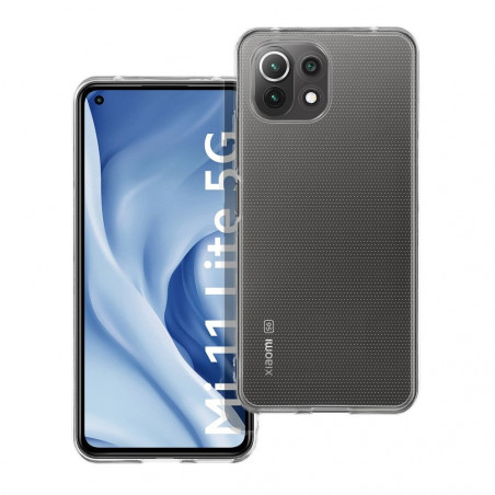 Kryt CLEAR 2mm na XIAOMI Mi 11 Lite Transparentný