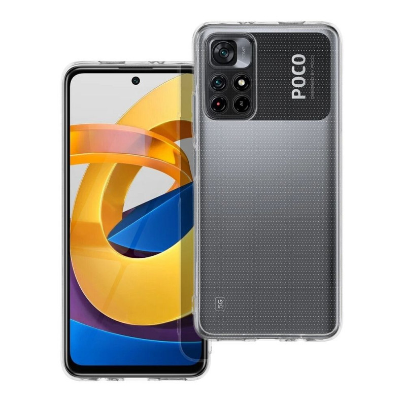 Kryt CLEAR 2mm na XIAOMI Poco M4 Pro 5G Transparentný