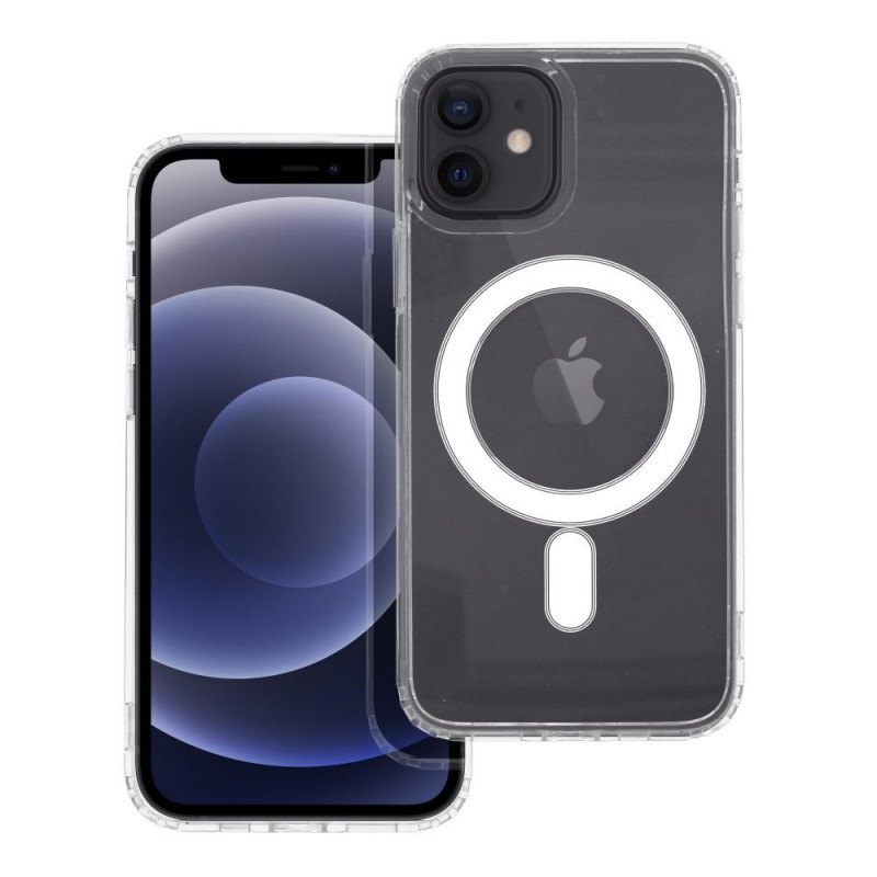 Kryt Clear Mag Cover na Apple iPhone 12 MagSAFE  Transparentný