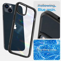 Kryt Spigen Ultra Hybrid na Apple iPhone 14 Krištáľovo čistý  Matná čierna