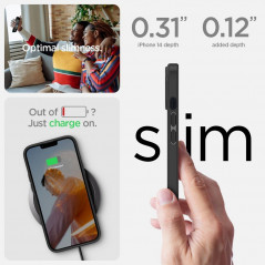 Kryt Spigen Ultra Hybrid na Apple iPhone 14 Krištáľovo čistý  Matná čierna