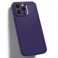 Kryt Spigen  Liquid Air na Apple iPhone 14 Pro Max Hlboká fialová