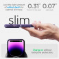 Kryt Spigen  Liquid Air na Apple iPhone 14 Pro Max Hlboká fialová