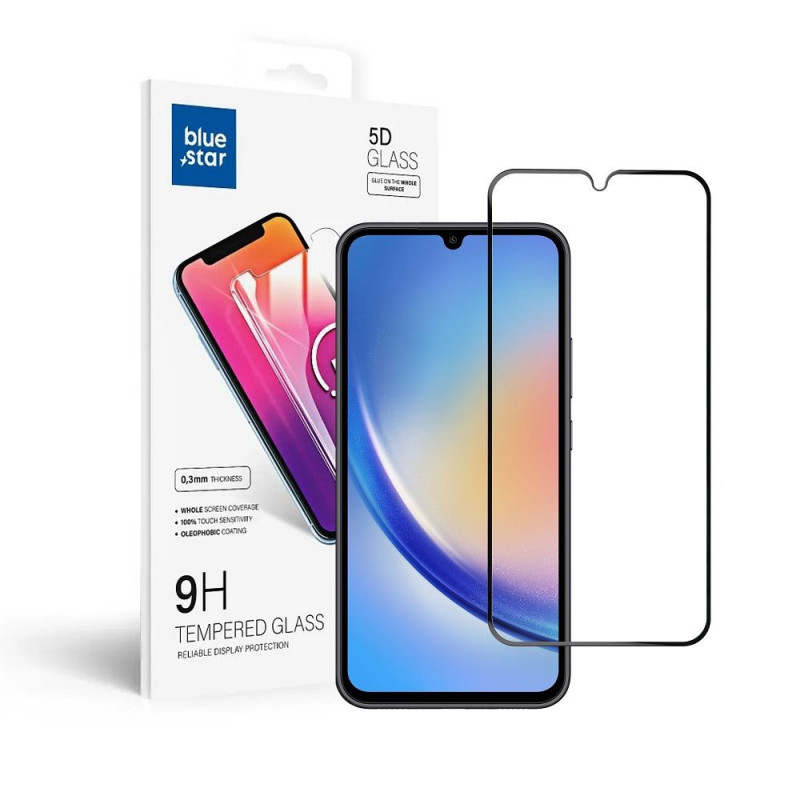 Ochranné sklo Blue Star 9H na Samsung Galaxy A34 Transparentný