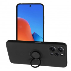 Kryt Silicone ring na XIAOMI Redmi 12 Čierny