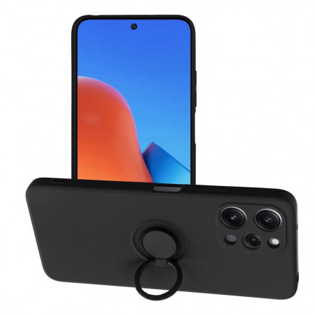 Kryt Silicone ring na XIAOMI Redmi 12 Čierny
