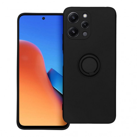 Kryt Silicone ring na XIAOMI Redmi 12 Čierny