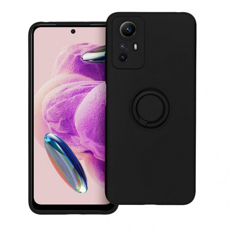 Kryt Silicone ring na XIAOMI Redmi Note 12s Čierny