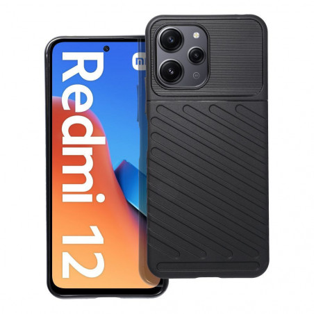 Kryt THUNDER na XIAOMI Redmi 12 Čierny