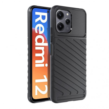 Kryt THUNDER na XIAOMI Redmi 12 Čierny