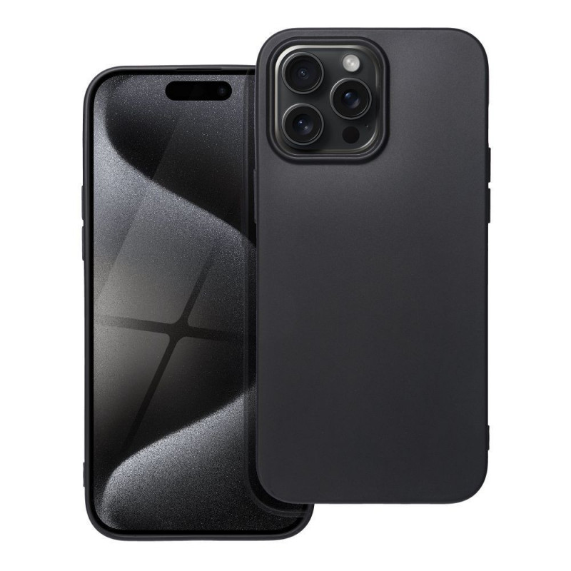 Kryt Soft na Apple iPhone 15 Pro Max Čierny