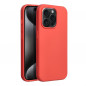 Kryt Silicone na Apple iPhone 15 Pro Elegant  Broskyňový