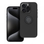 Kryt Silicone ring na Apple iPhone 15 Pro Čierny