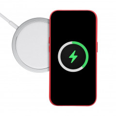 Kryt Leather Mag Cover na Apple iPhone 14 Pro Elegant  MagSAFE  Červený