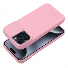 Kryt Slide na Apple iPhone 15 Pro Max Svetlo ružový