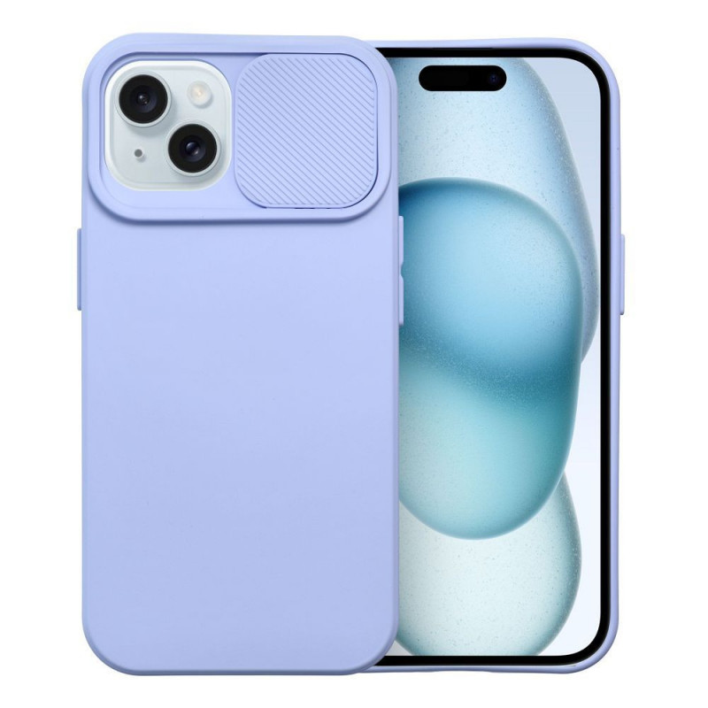 Kryt Slide na Apple iPhone 15 Levanduľový