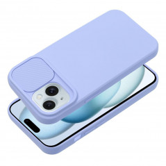 Kryt Slide na Apple iPhone 15 Levanduľový