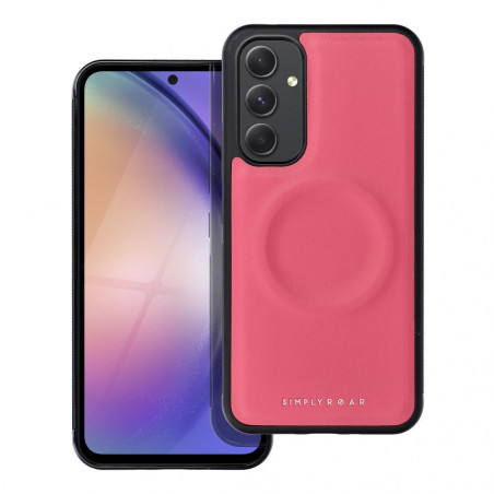 Kryt Roar Mag Morning na Samsung Galaxy A54 Elegant MagSAFE Žiarivý ružový