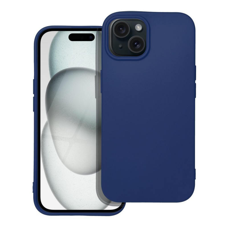 Kryt Soft na Apple iPhone 15 Tmavo modrý