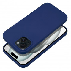 Kryt Soft na Apple iPhone 15 Tmavo modrý