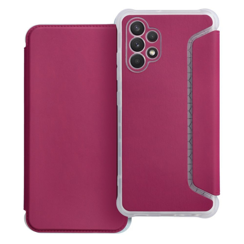 Peňaženkové puzdro Piano Book na Samsung Galaxy A32 LTE Purpurový