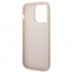 Kryt Guess 4G Gold Logo na Apple iPhone 14 Pro Max Elegant  Ružový